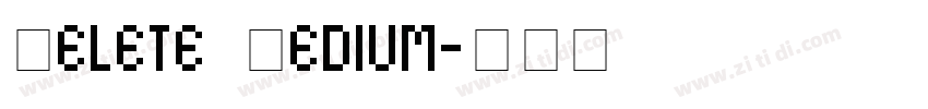 Melete Medium字体转换